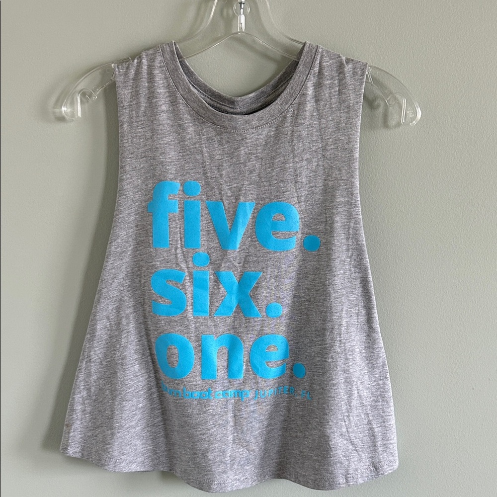 Bella Canvas Gray Burn Boot Camp Muscle Tee
